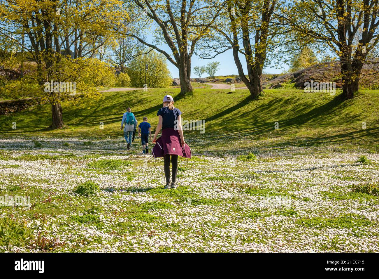 Printemps dans la forteresse de la mer de Suomenlinna, Helsinki, Finlande Banque D'Images