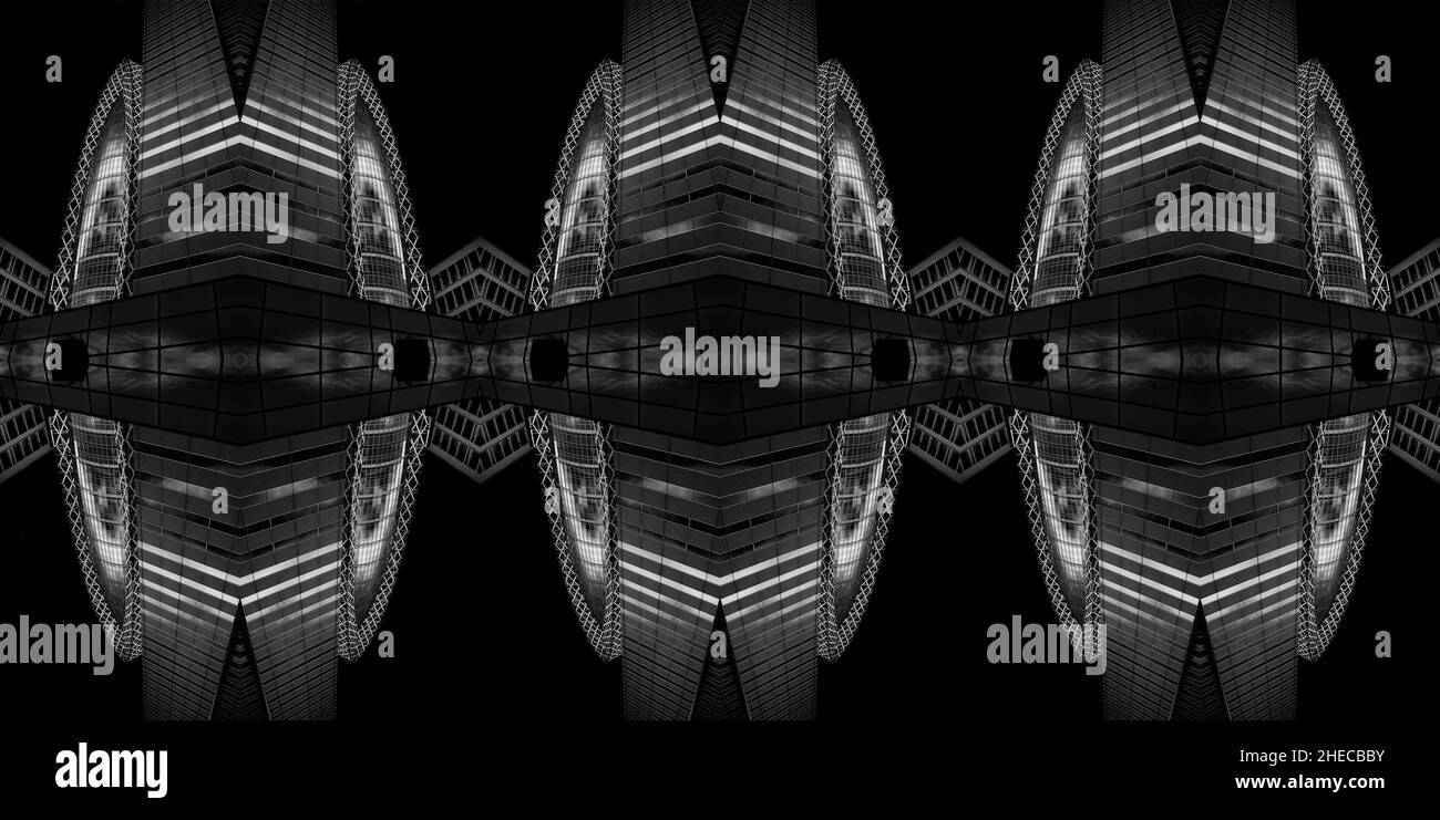 En mode Gakuen Cocoon Tower Shinjuku, Tokyo, Japon. Banque D'Images