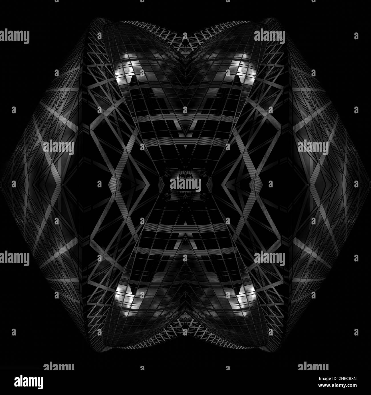 En mode Gakuen Cocoon Tower Shinjuku, Tokyo, Japon. Banque D'Images