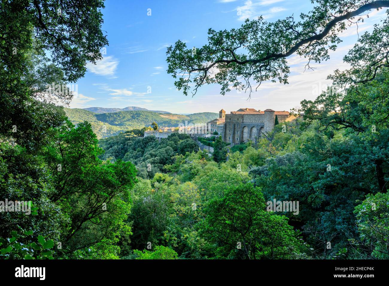 France, Var, massif des Maures, Collobrières, monastère notre Dame de Clemence de la Verne ou Chartreuse de la Verne // France, Var (83), massif des M Banque D'Images