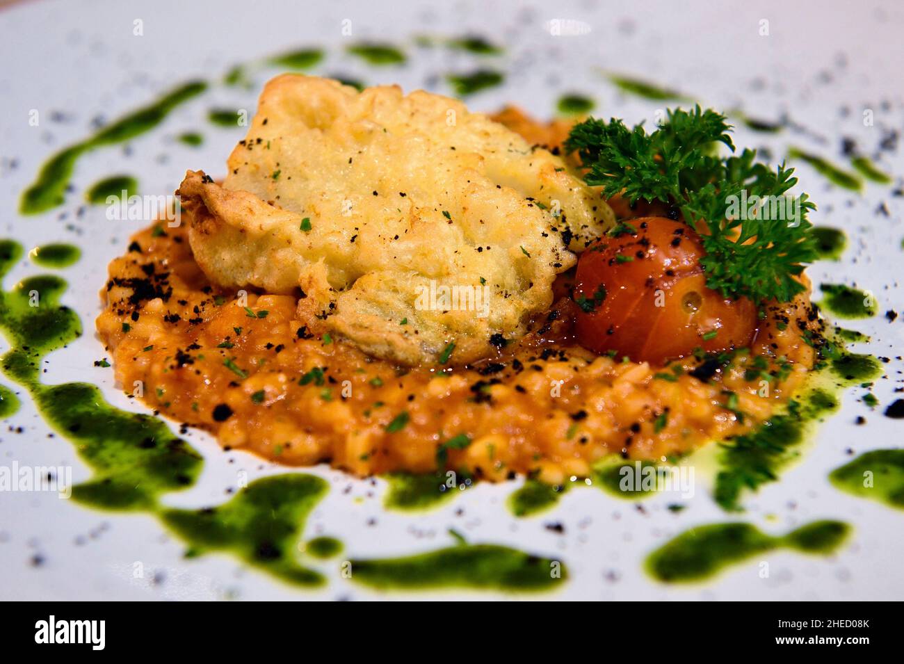 Portugal, l'île de Madère, Funchal, Fora d'Olas Restaurante et Gastrobar Banque D'Images