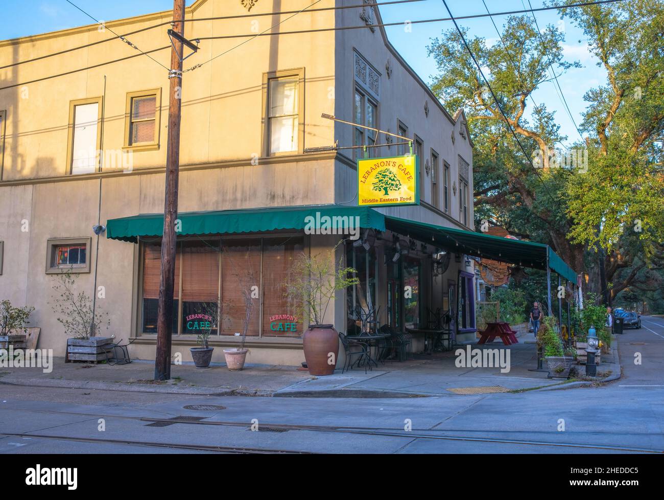 NEW ORLEANS, LA, États-Unis - 25 DÉCEMBRE 2021 : populaire Lebanon's Cafe sur Carrollton Avenue Banque D'Images
