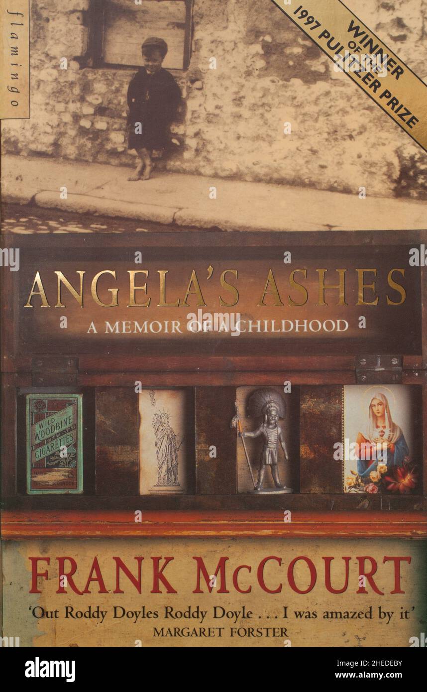 Le livre, Angela's Ashes un mémoire d'une enfance de Frank McCourt Banque D'Images
