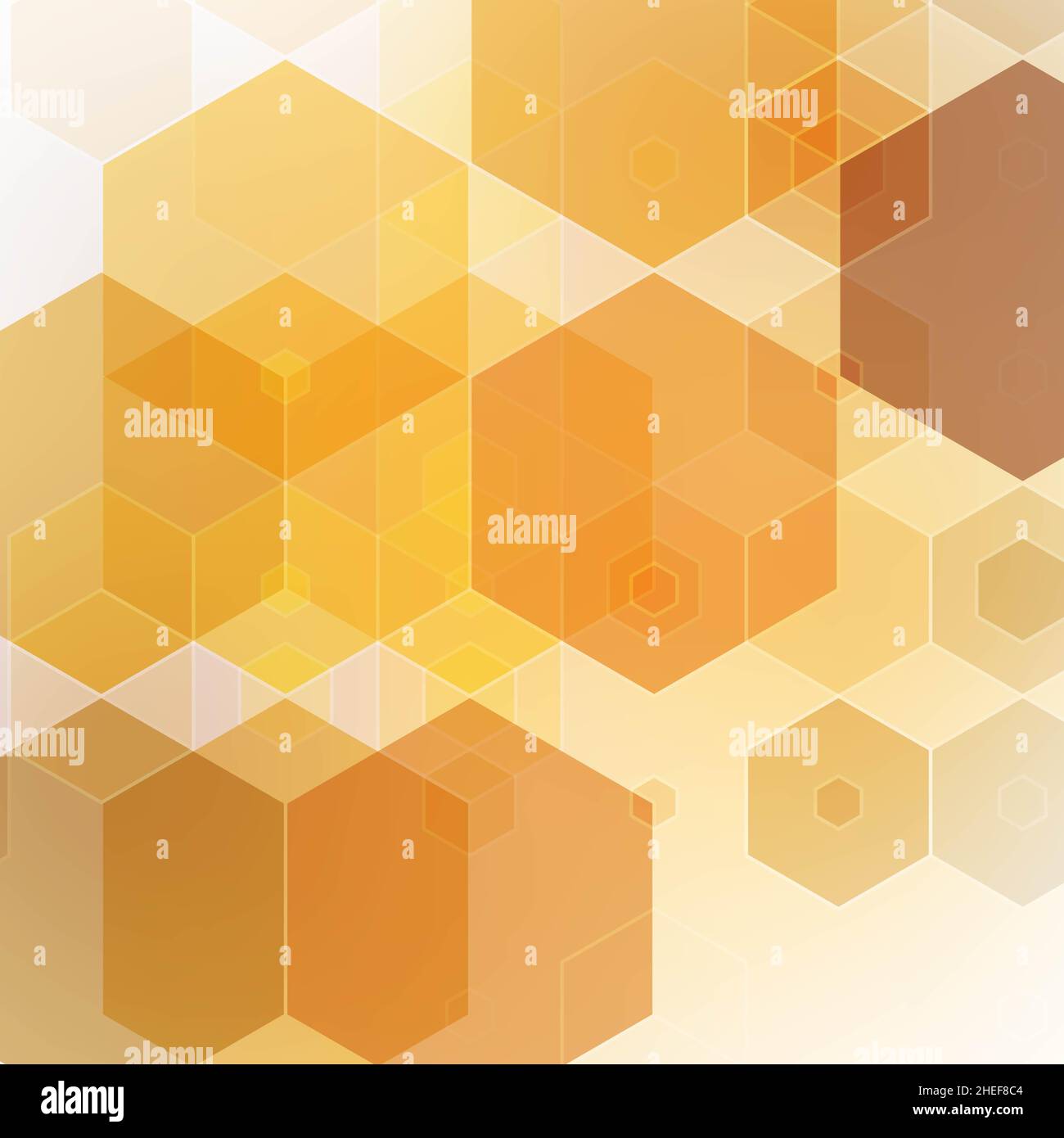arrière-plan hexagonal vectoriel abstrait. illustrations géométriques Banque D'Images