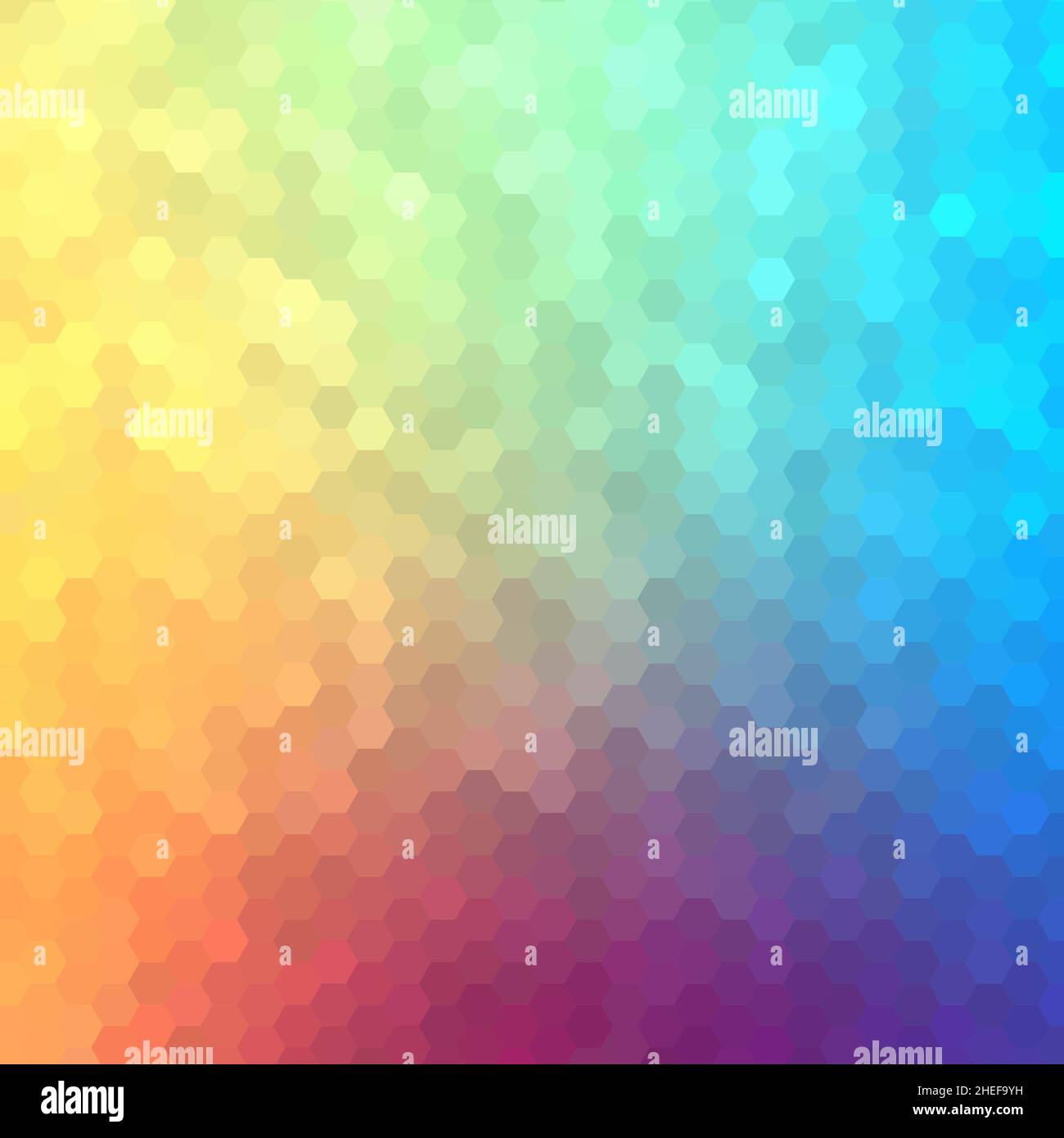 couleur fond hexagonal. conception géométrique. style polygonal. modèle de présentation Banque D'Images