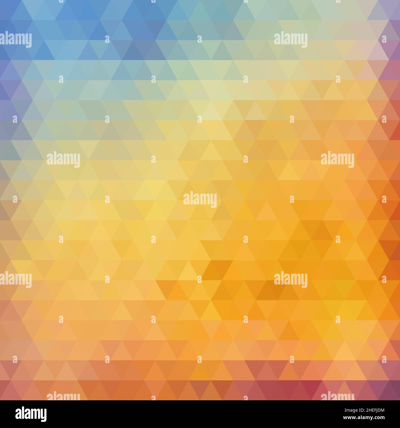 arrière-plan de triangles orange et bleu. motif vectoriel abstrait. style polygonal. conception géométrique Banque D'Images