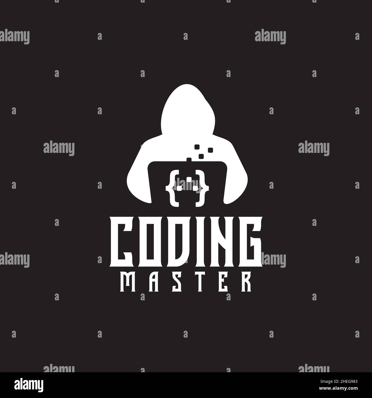 Programmateur de codage site Web société vecteur logo conception Illustration de Vecteur