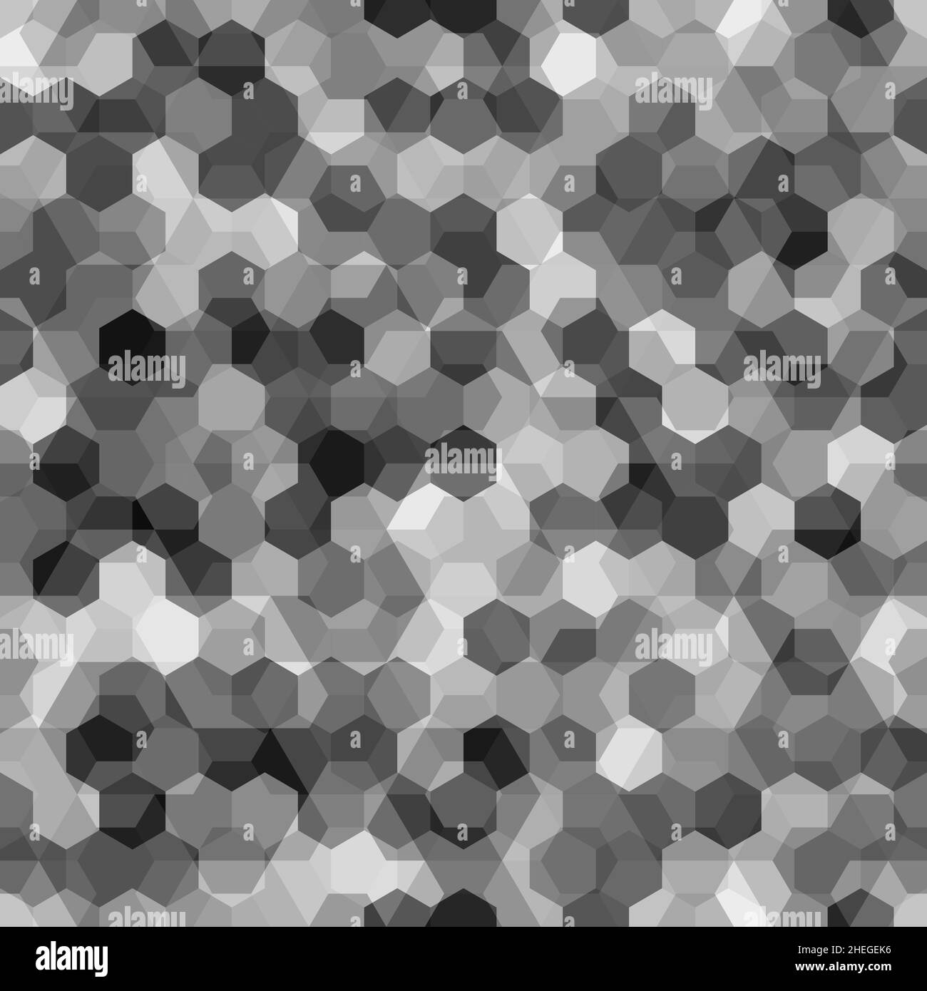 Seamless texture grille hexagonale gris. Vector Illustration. Illustration de Vecteur