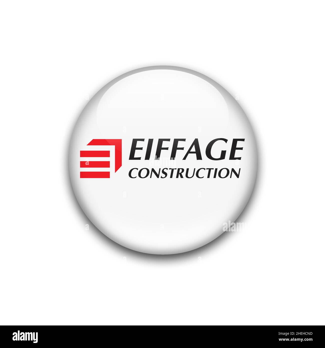 Logo Eiffage Construction Banque D'Images