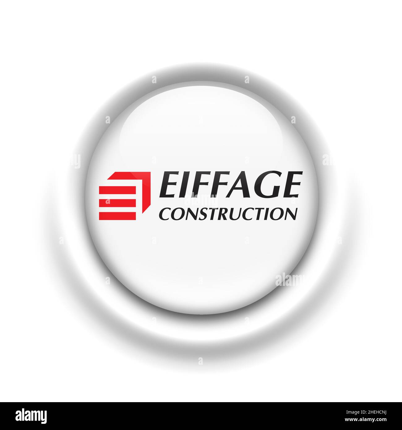 Logo Eiffage Construction Banque D'Images