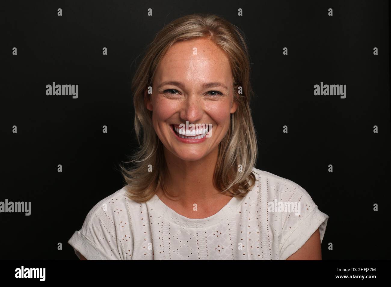 Portrait d'une belle jeune femme Banque D'Images