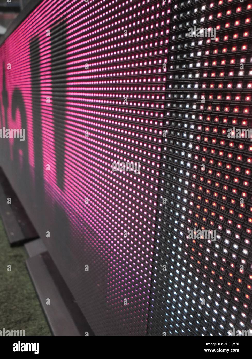 Écran LED RVB texture panneau Banque D'Images