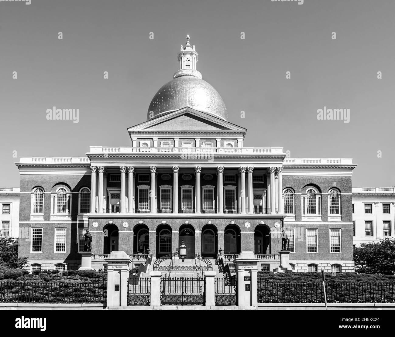 Massachusetts State House, Beacon Hill, Boston, ma - États-Unis Banque D'Images