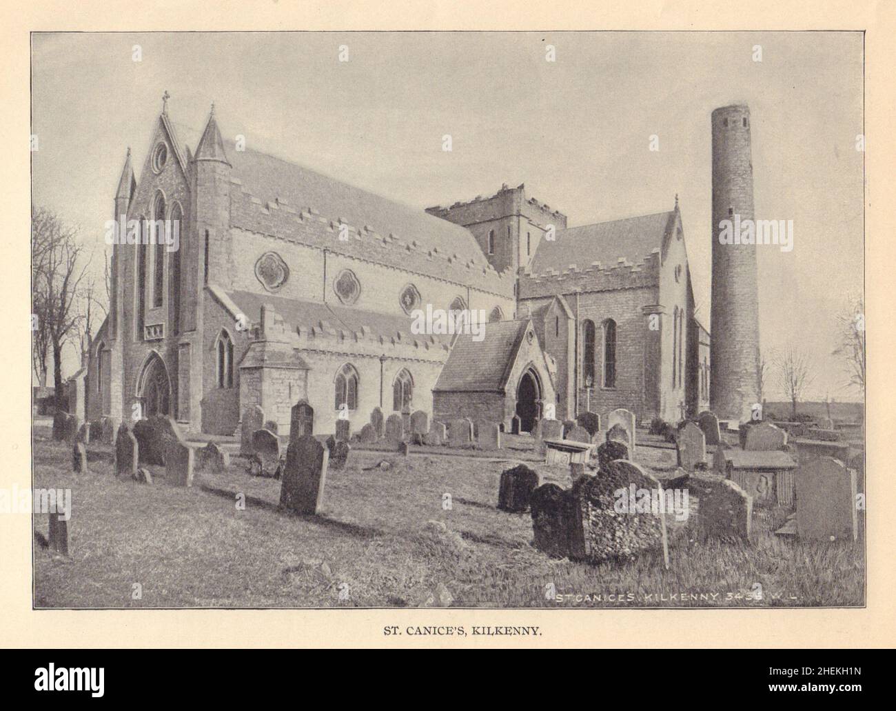 Saint-Cance, Kilkenny.Ireland 1905 ancienne image d'époque Banque D'Images