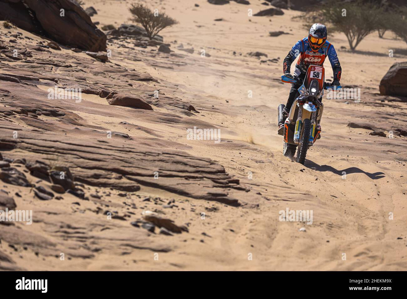 58 Despontin Mikael (bel), KTM, RS, concept, W2RC,Action lors de la phase 9 du rallye Dakar 2022 autour de Wadi ad Dawasir, le 11th 2022 janvier à Wadi ad Dawasir, Arabie Saoudite - photo: Julien Delfosse/DPPI/LiveMedia Banque D'Images