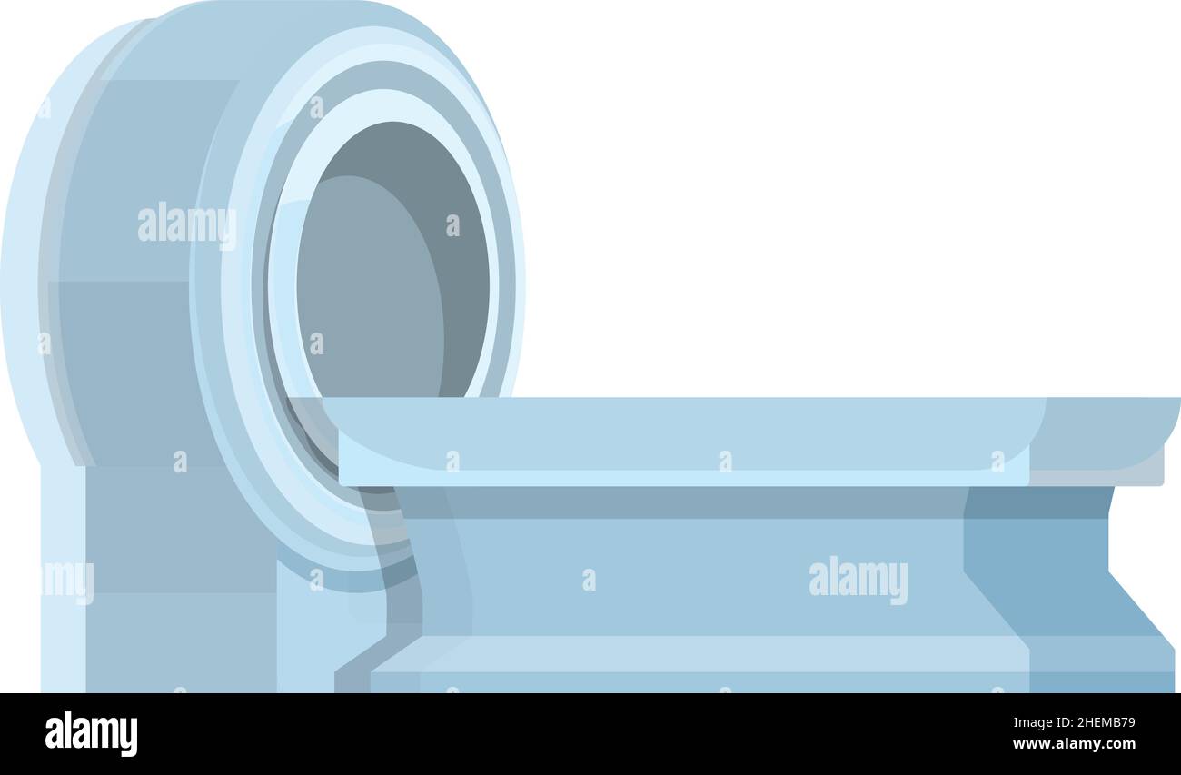 Vecteur de dessin animé de l'icône de diagnostic IRM.Tomographie magnétique.Imagerie radiologique Illustration de Vecteur