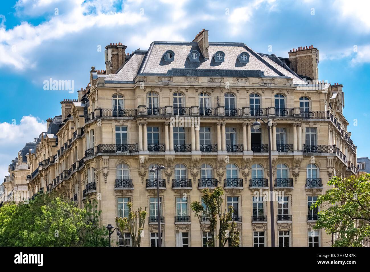Foch avenue and bois de boulogne Banque de photographies et d’images à haute résolution Alamy