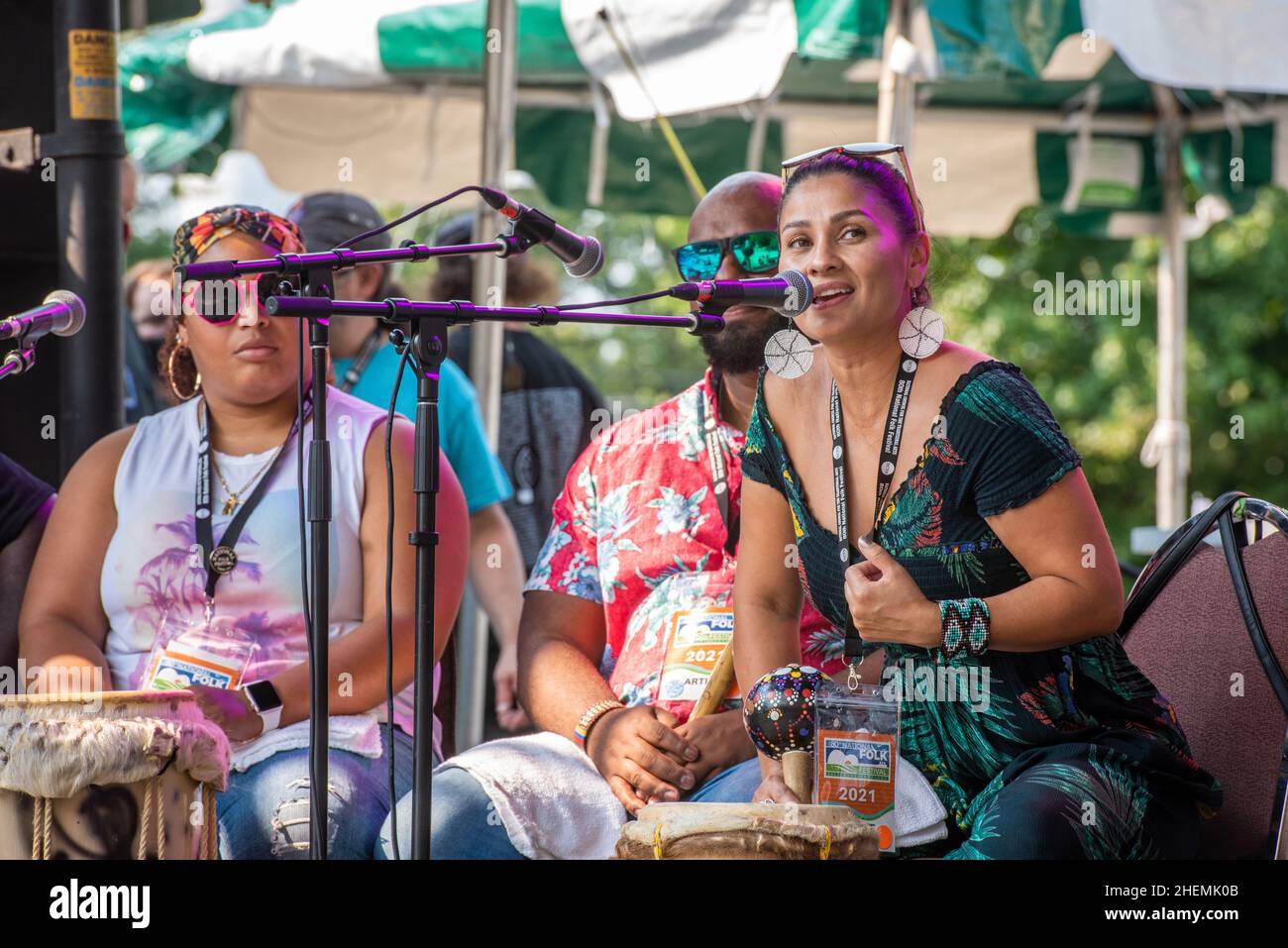 National Folk Festival 2021 à Salisbury Maryland - en train de s'enraciner Banque D'Images