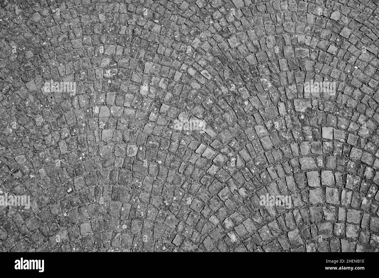 motif harmonique de nfloor avec des pierres de galets grises et brunes Banque D'Images