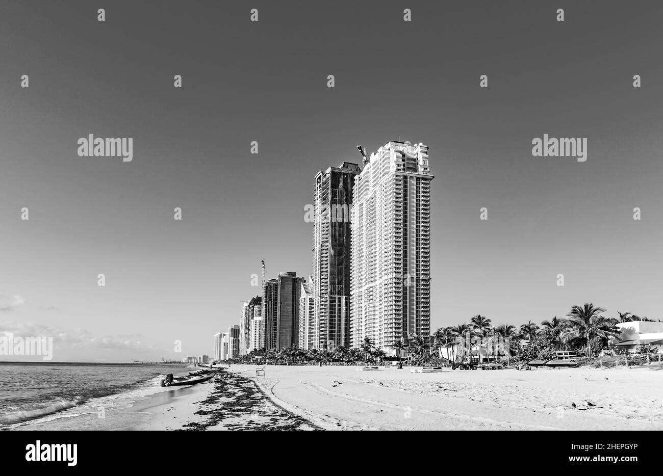 Sunny Isles Beach est une ville située dans le comté de Miami, Floride Banque D'Images