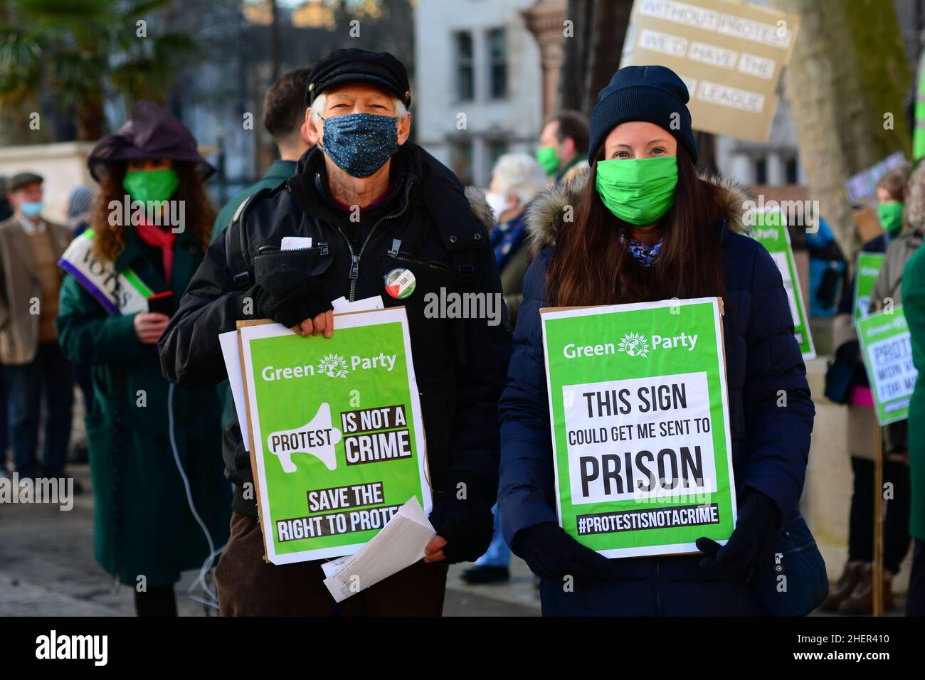 Londres, Royaume-Uni.2022 janvier 15, Sam Weinstein est un juif antiraciste, antizioniste et anti-violeur-IJAN faisant campagne pour la justice sociale dans le monde entier, la protestation contre le projet de loi sur la police est le racisme contre les personnes de couleur, les manifestants non criminels. Banque D'Images