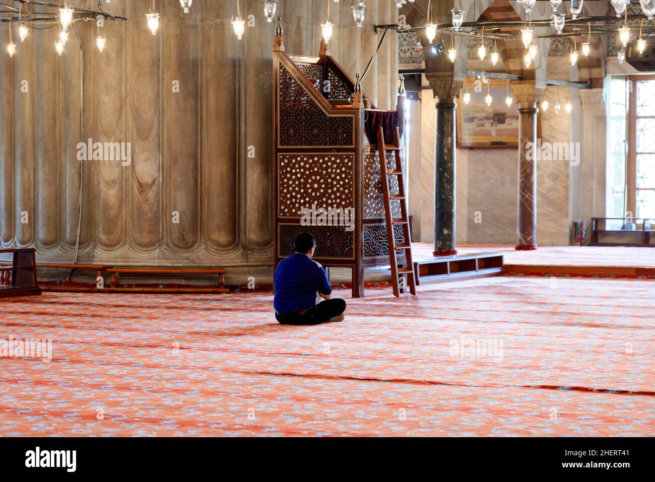 Mosquée Fatih, Fatih Camii, Mosquée Conquérant, quartier Fatih, Istanbul,Partie européenne, Turquie Banque D'Images