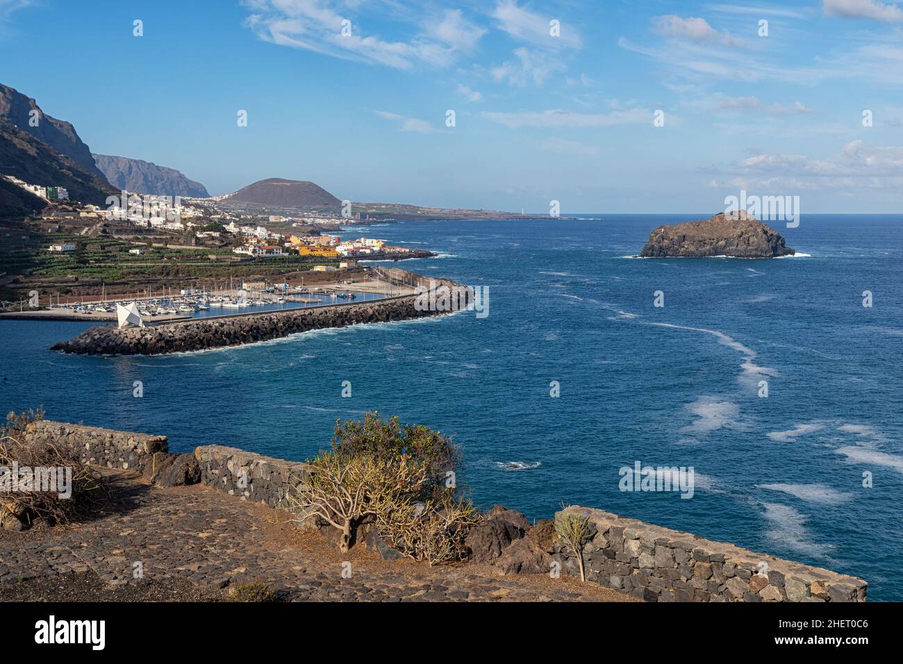 La ville de Garachico sur l'île des Canaries de Ténérife Banque D'Images