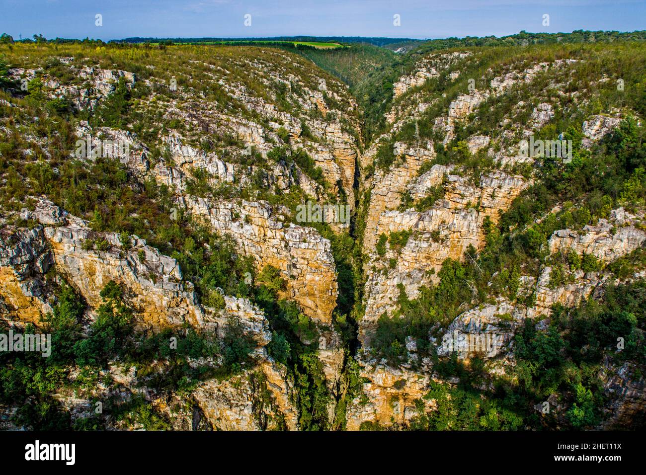 Gorge de la rivière Storms, parc national de Tsitsikamma, Afrique du Sud Banque D'Images