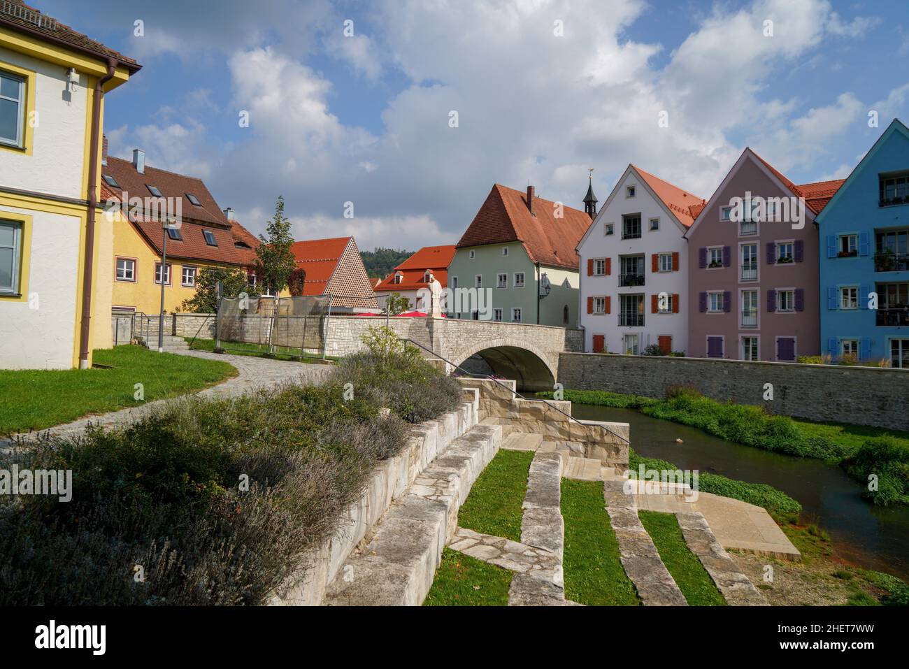 Berching, Bacham est une ville bavaroise située dans le quartier Neumarkt, dans le Haut-Palatinat.Photographié en automne dans l'Alb franconienne sur le main Banque D'Images