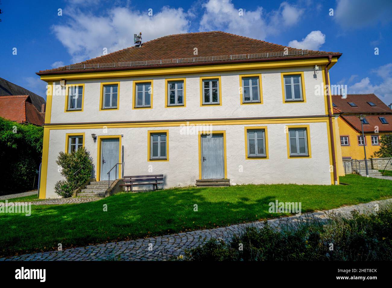 Berching, Bacham est une ville bavaroise située dans le quartier Neumarkt, dans le Haut-Palatinat.Photographié en automne dans l'Alb franconienne sur le main Banque D'Images