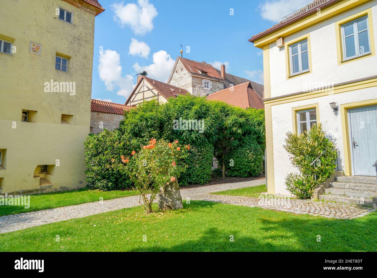 Berching, Bacham est une ville bavaroise située dans le quartier Neumarkt, dans le Haut-Palatinat.Photographié en automne dans l'Alb franconienne sur le main Banque D'Images