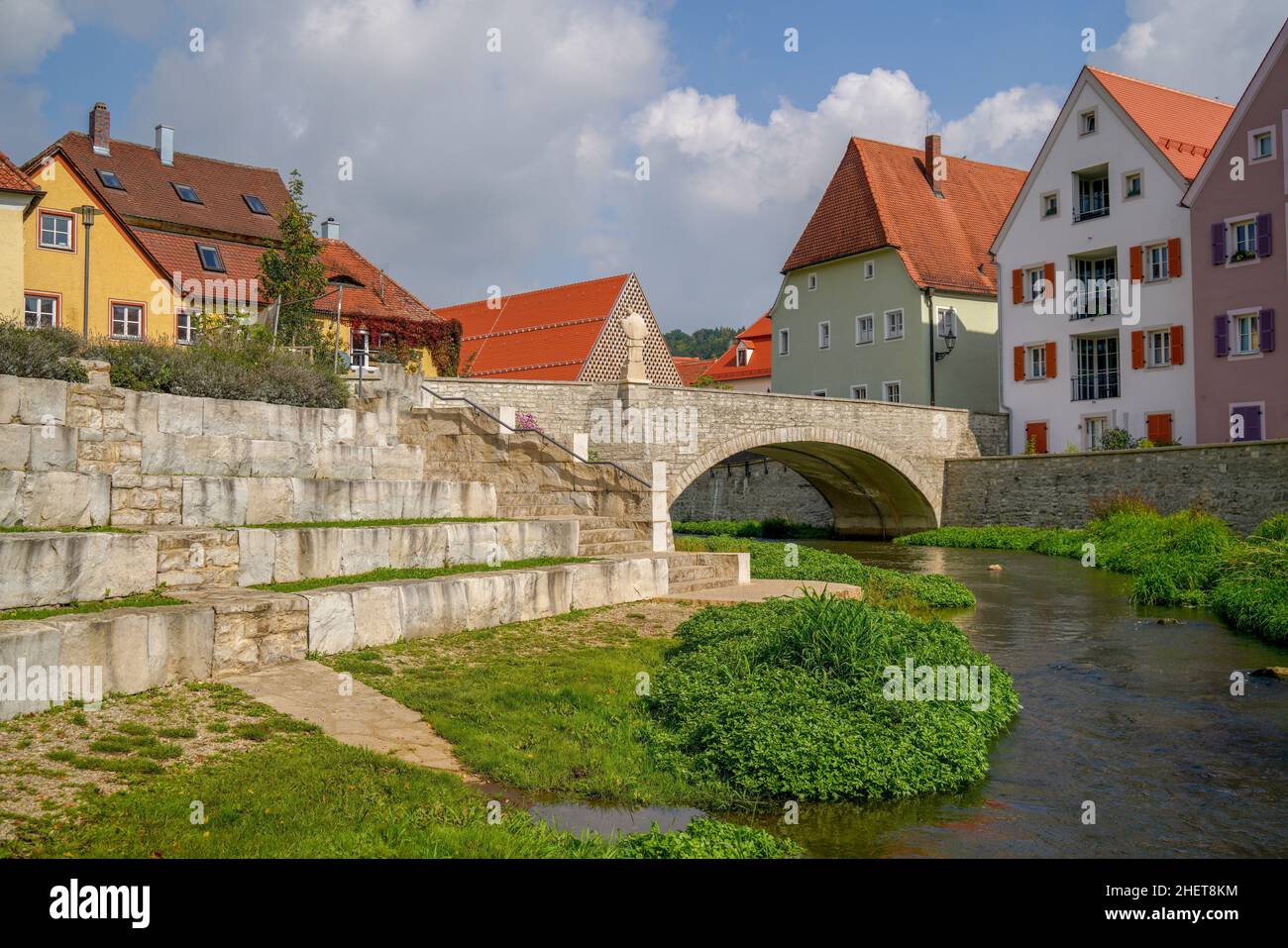 Berching, Bacham est une ville bavaroise située dans le quartier Neumarkt, dans le Haut-Palatinat.Photographié en automne dans l'Alb franconienne sur le main Banque D'Images