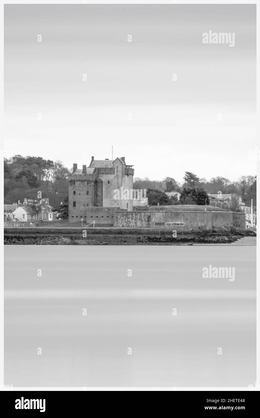 Le Château de Broughty Ferry Banque D'Images