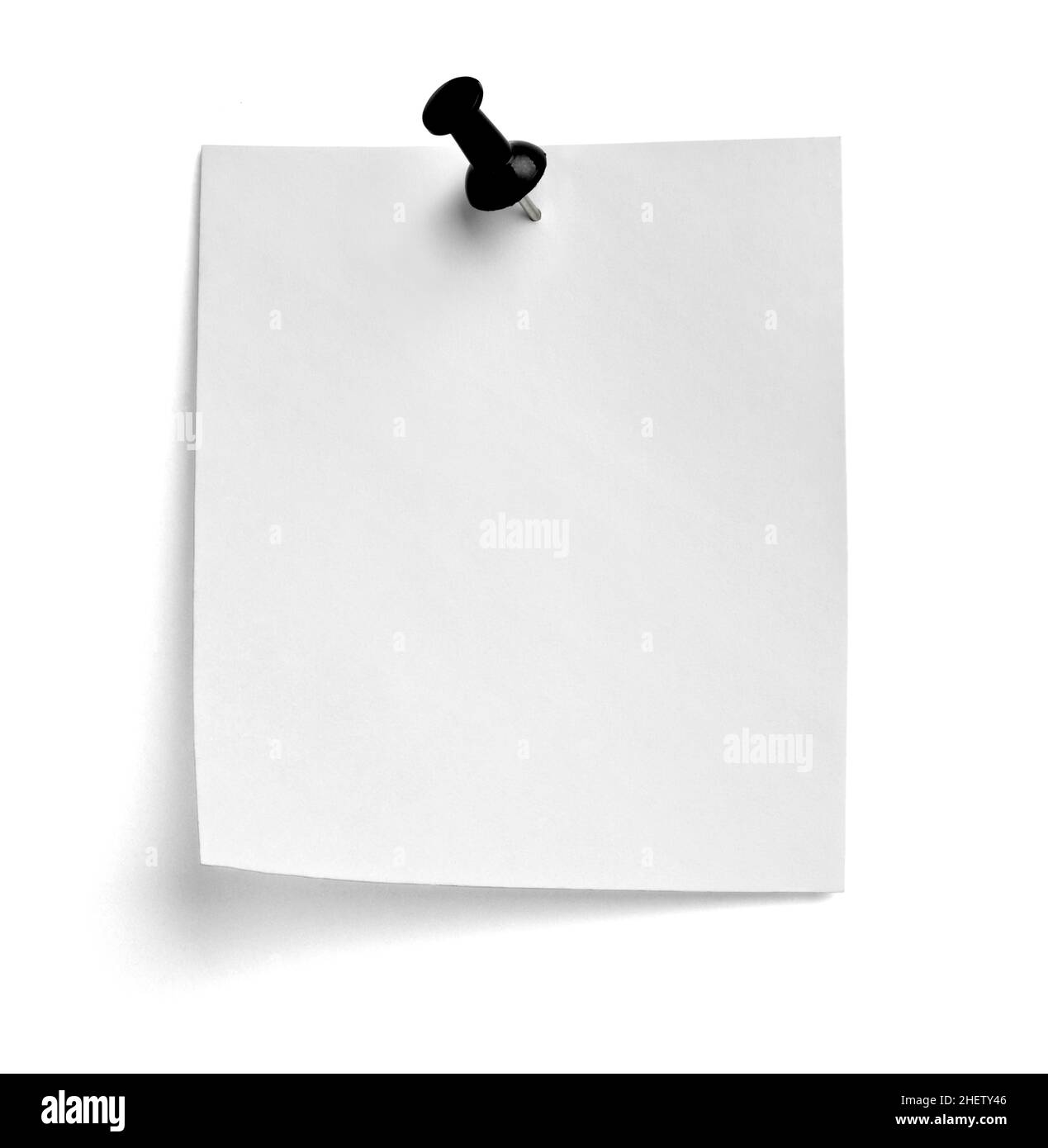 notez le message « punaise » sur papier rouge blanc noir Banque D'Images