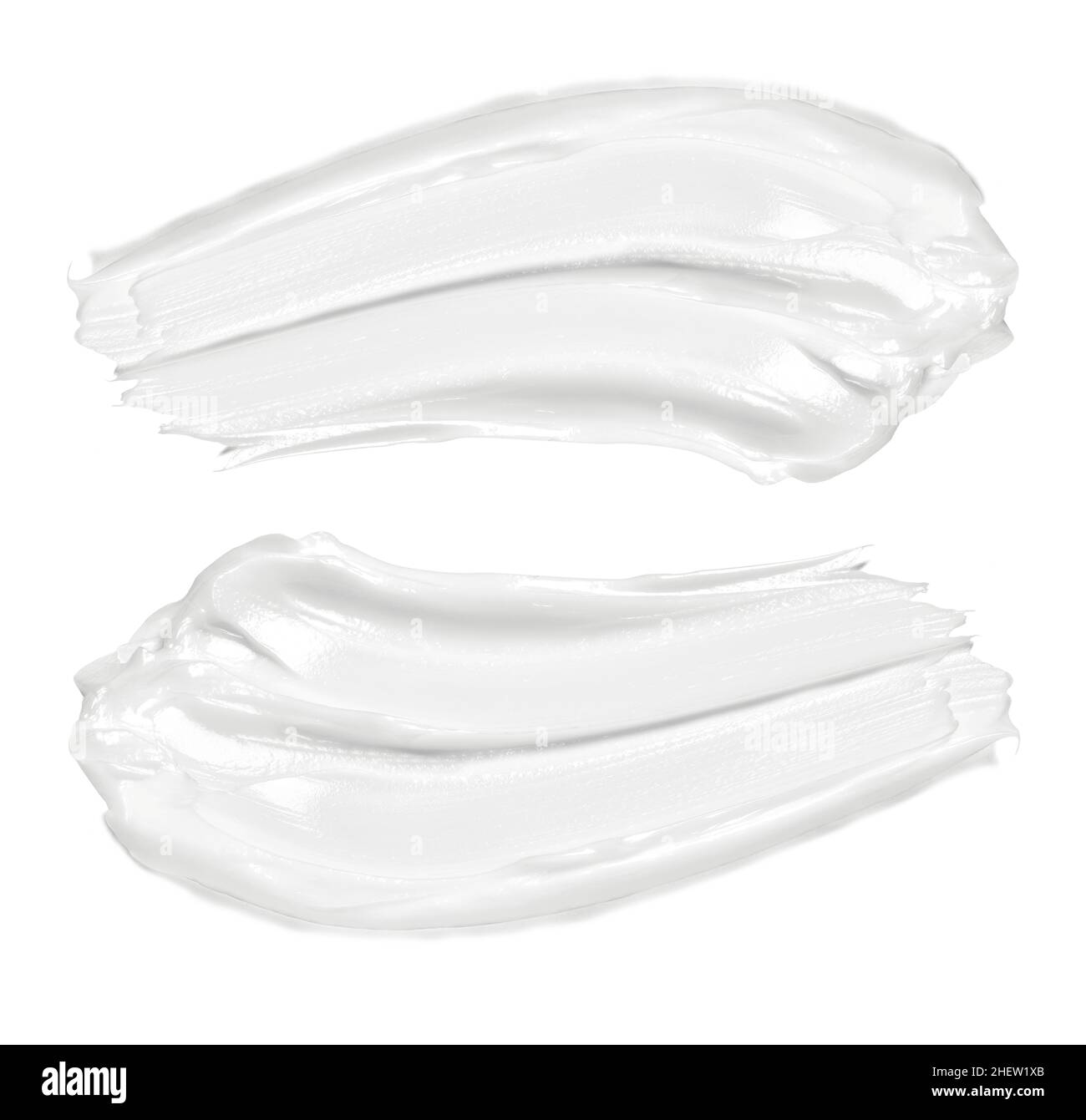 crème blanche lotion d'hygiène et de beauté soins pour la peau Banque D'Images