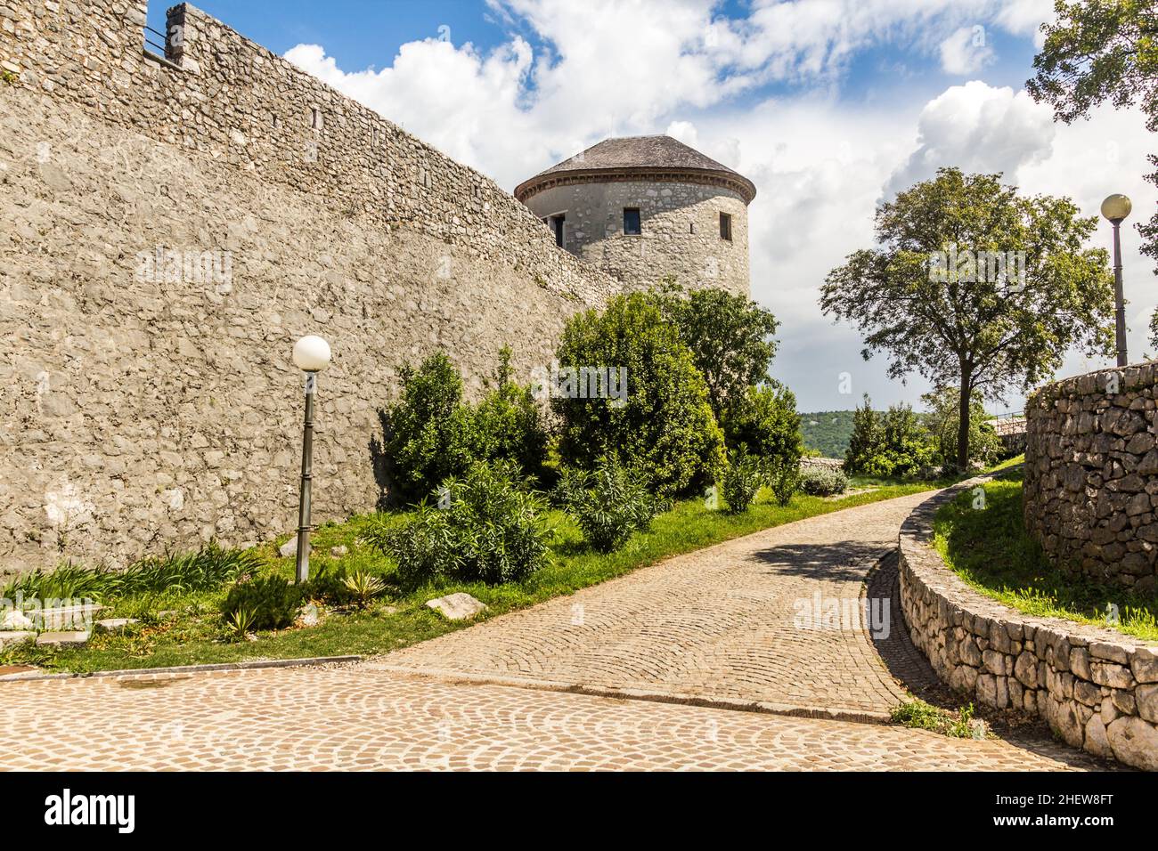 Château de Trsat à Rijeka, Croatie Banque D'Images