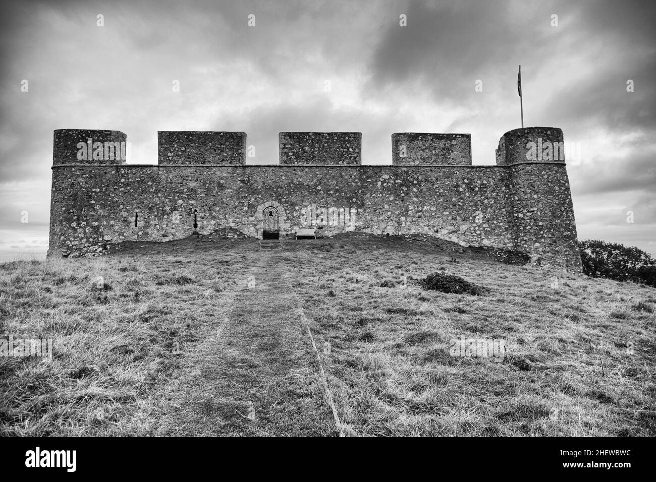 Château de Hume dans le village de Hume, frontières écossaises Banque D'Images