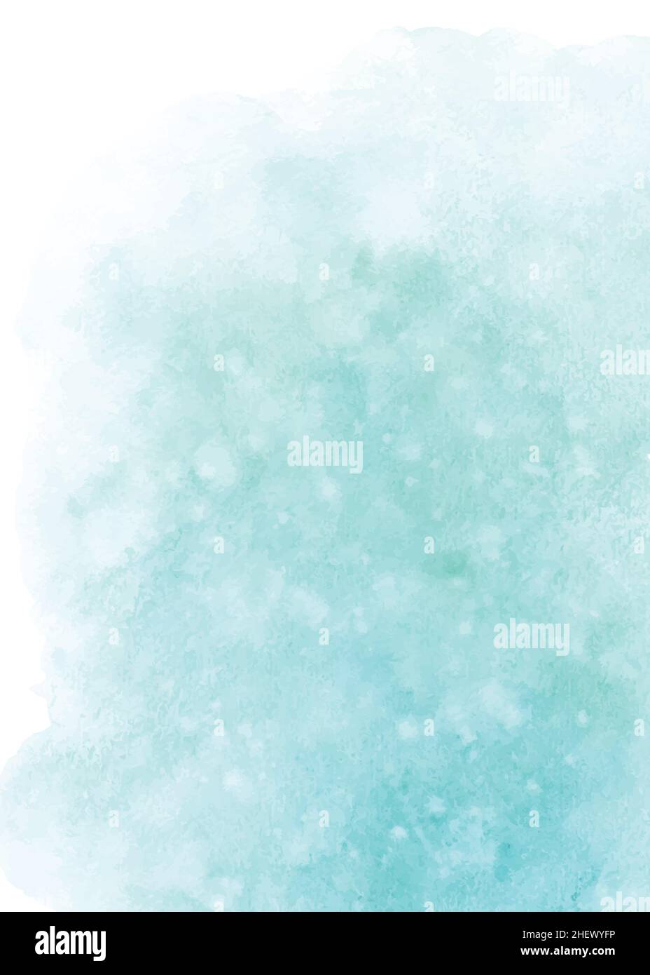 Bleu vert aquarelle taches éclaboussures arrière-plan abstrait.Texture aquarelle peinte à la main vecteur artistique utilisé comme élément de la décoration Illustration de Vecteur