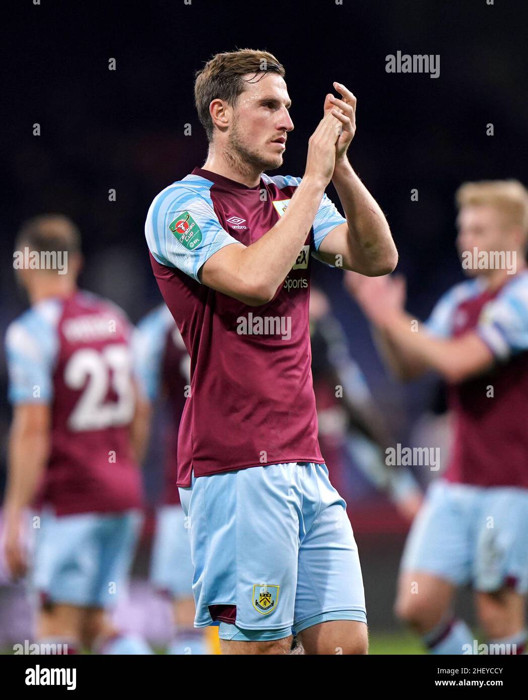 Photo du dossier datée du 27-10-2021 de Burnley's Chris Wood.Newcastle a confirmé la signature de l'attaquant Chris Wood de Burnley pour des frais non divulgués.Date d'émission : jeudi 13 janvier 2022. Banque D'Images