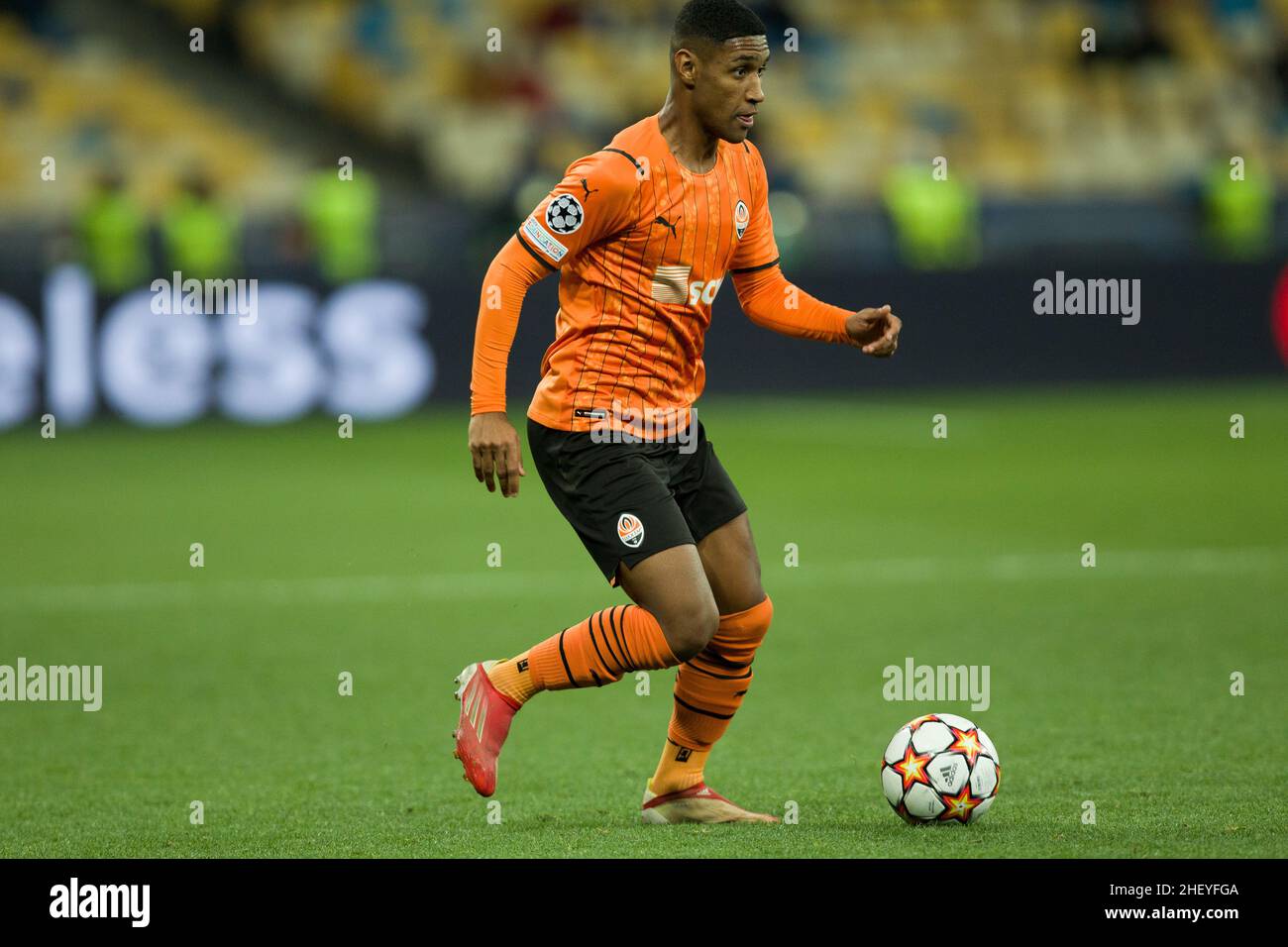 Ukraine, Kiev - 09 septembre 2021.Tete (Shakhtar) pendant le match entre le FC Shakhtar Donetsk et l'Inter de Milan, NSC Olympiyskiy Banque D'Images