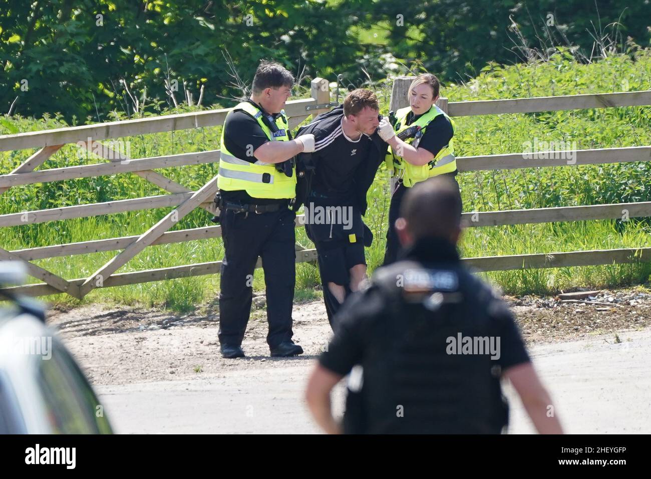 Photo du dossier datée du 01/06/21 de Daniel Boulton détenu à la ferme de Hallington House, à la périphérie de Louth, Lincolnshire.Le 31 mai 2021, Boulton est en procès devant le tribunal de la Couronne Lincoln accusé de double poignarder mortel de son ex-associé Bethany Vincent et de son fils de neuf ans Darren Henson.Date d'émission : jeudi 13 janvier 2022. Banque D'Images