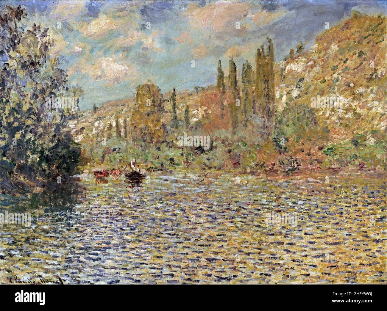 Claude monet la seine à vétheuil Banque de photographies et d’images à ...
