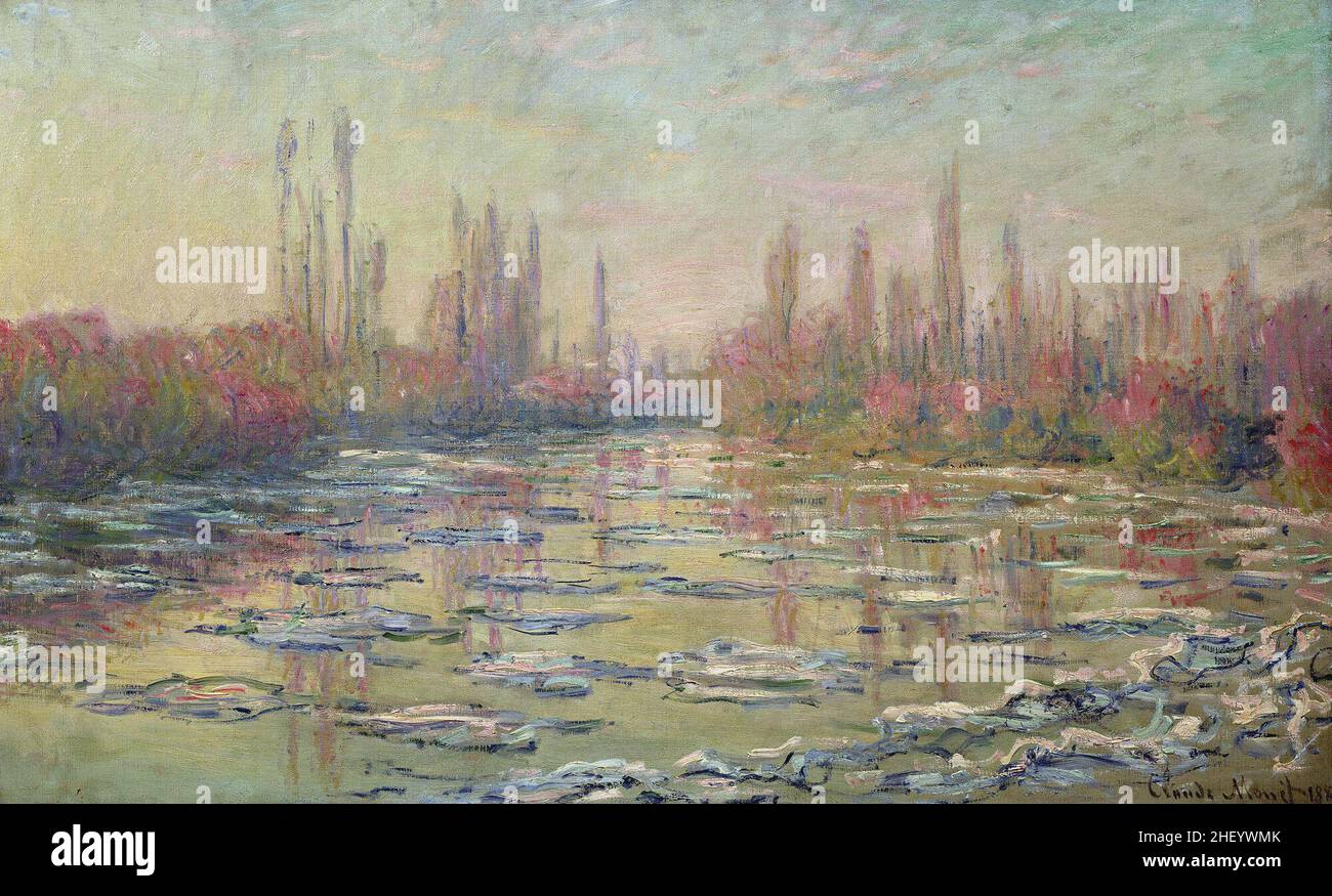 Claude monet la seine à vétheuil Banque de photographies et d’images à ...