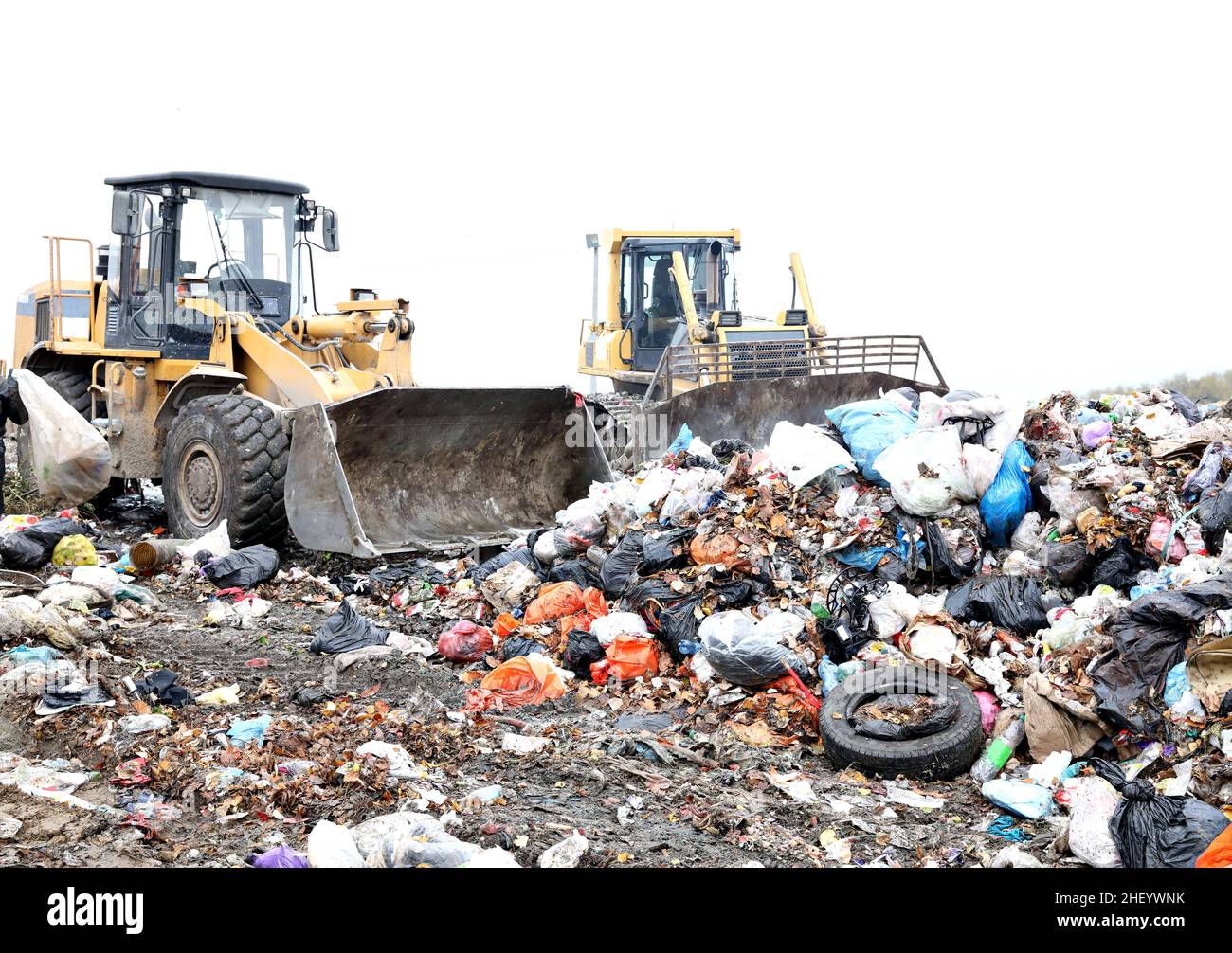 déchets déchets environnement décharge pollution déchets recyclage déchets écologie déchets enfouissement gestion des déchets sales Banque D'Images