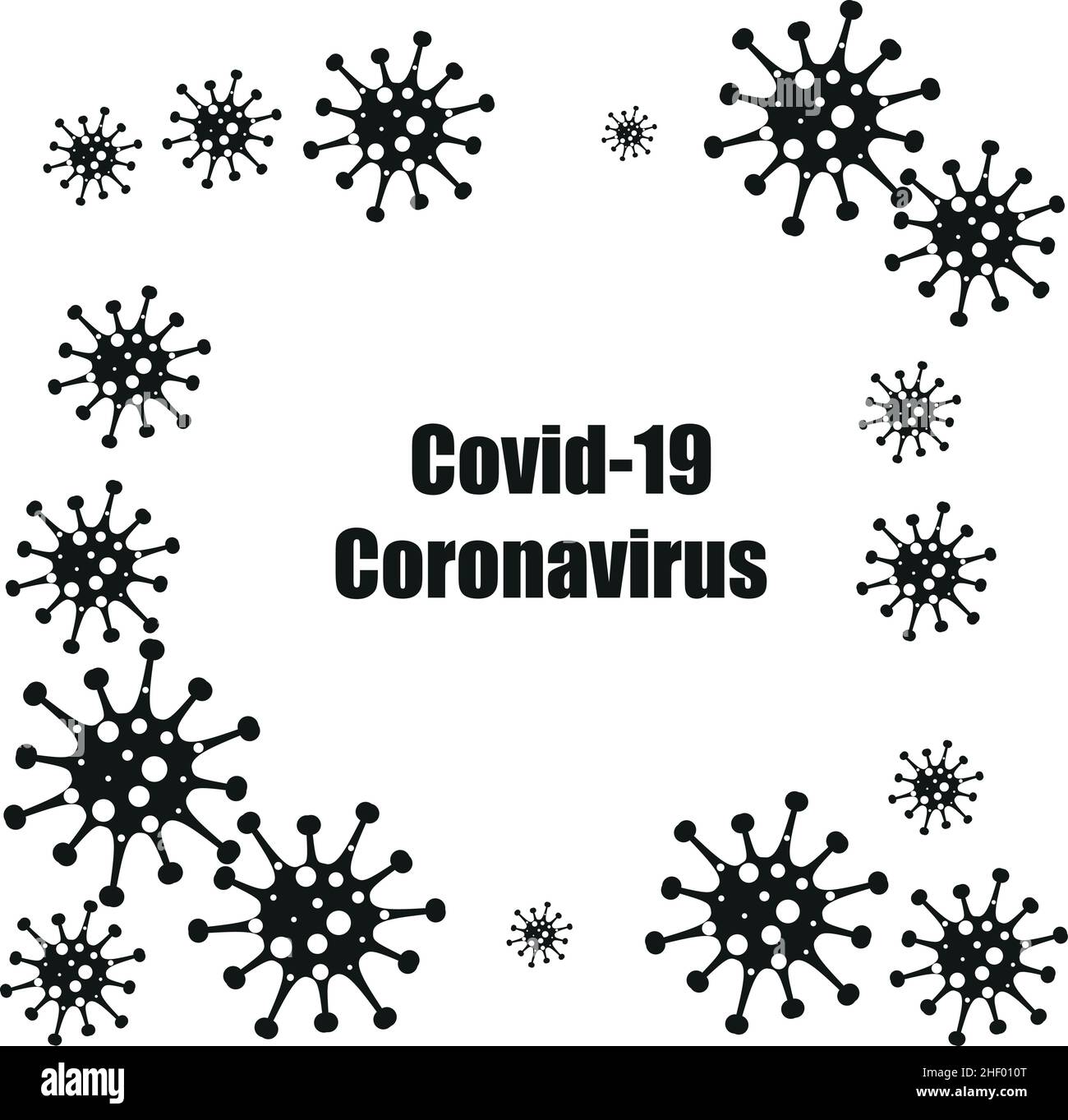 Différents types de virus.Bactéries Biologie organismes modèle sans couture.Infection par le virus épidémie d'Ebola malade. Illustration de Vecteur