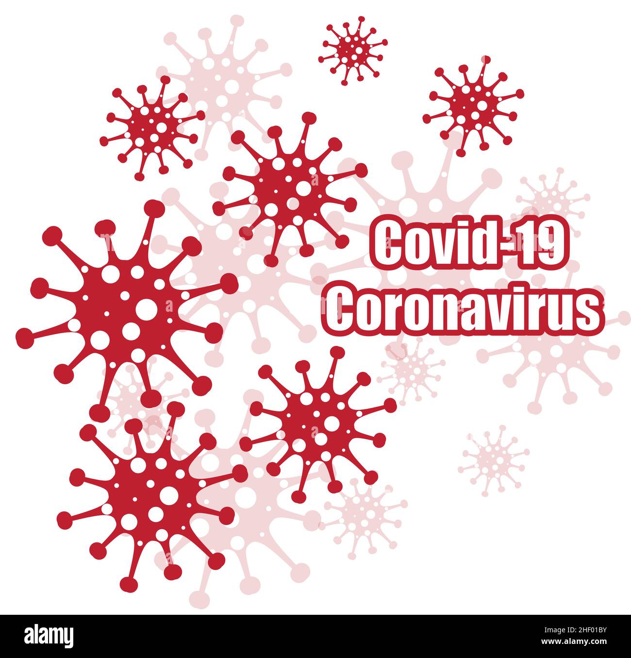 Différents types de virus.Bactéries Biologie organismes modèle sans couture.Infection par le virus épidémie d'Ebola malade. Illustration de Vecteur