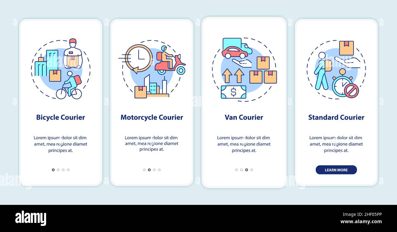 Écran de l'application mobile d'intégration des messageries Illustration de Vecteur