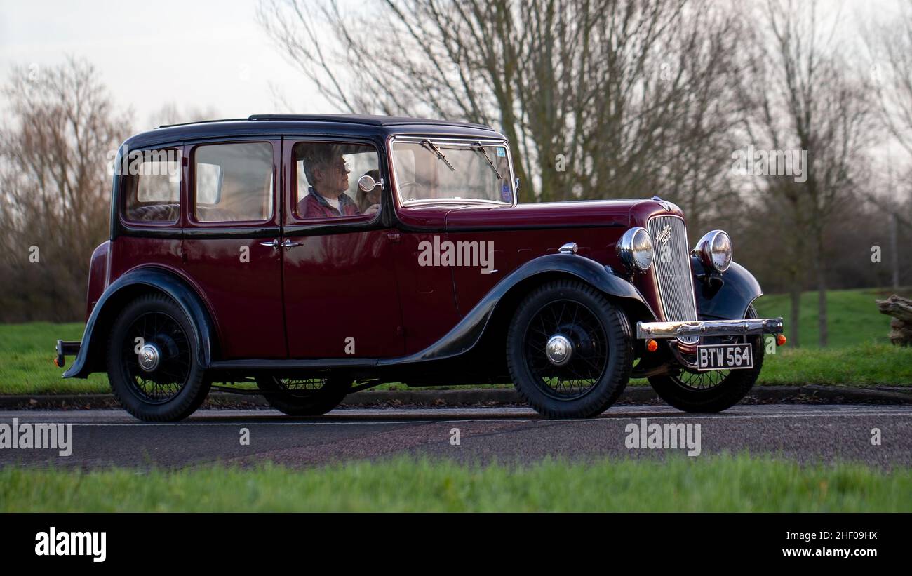 1934 Austin six voiture d'époque Banque D'Images