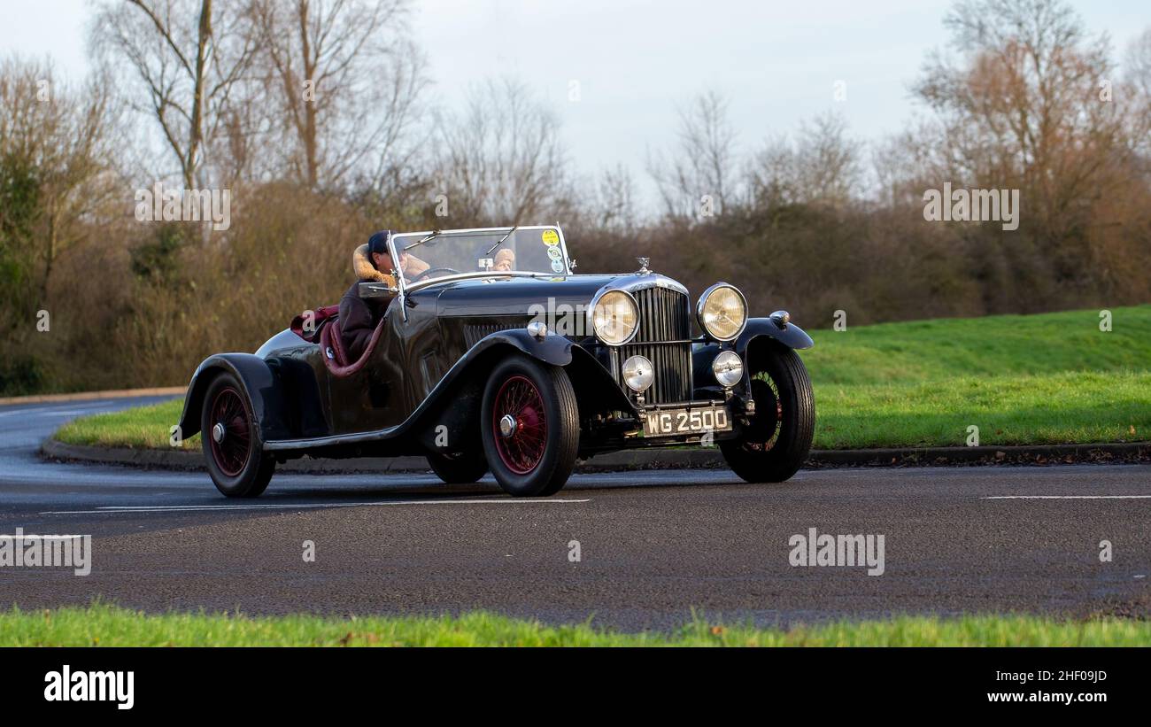 Voiture d'époque Bentley 1934 Banque D'Images