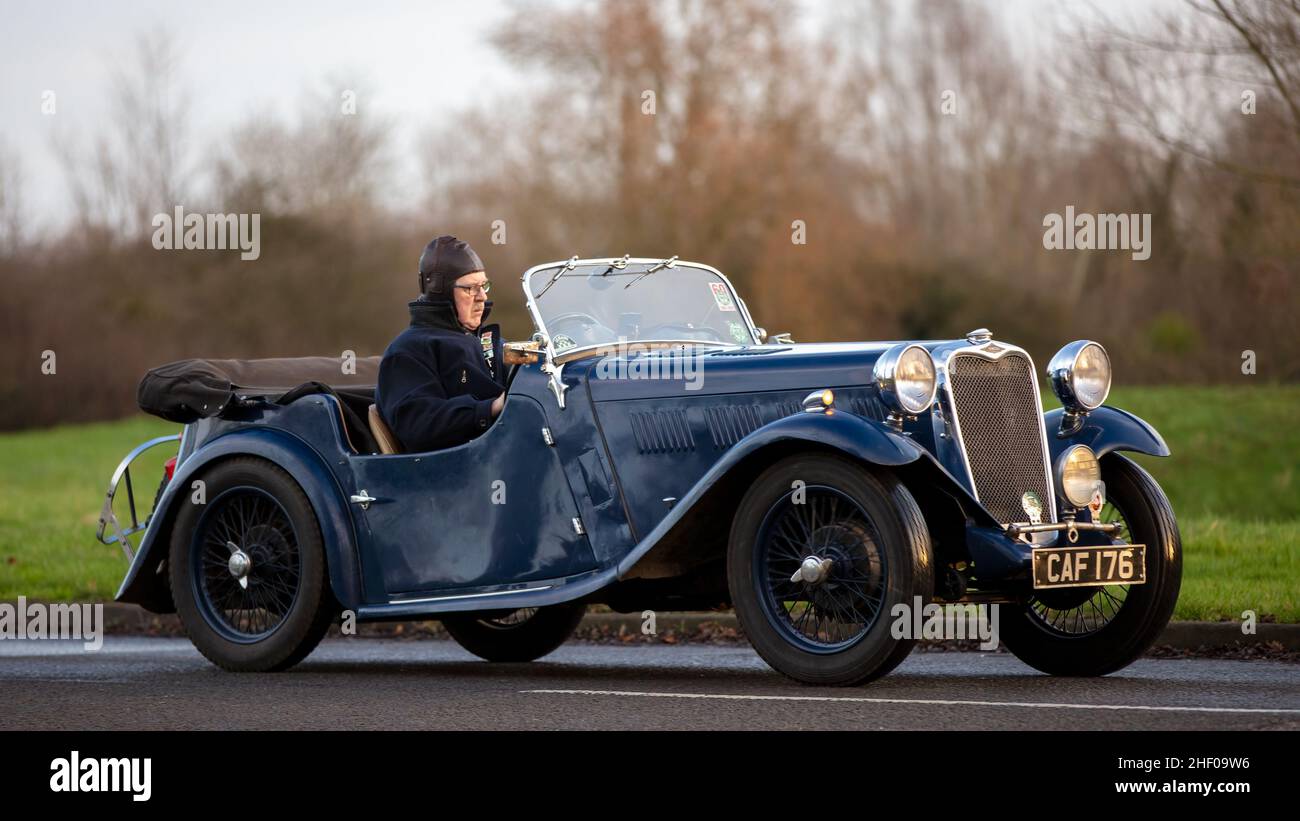 1936 Singer voiture vintage Banque D'Images